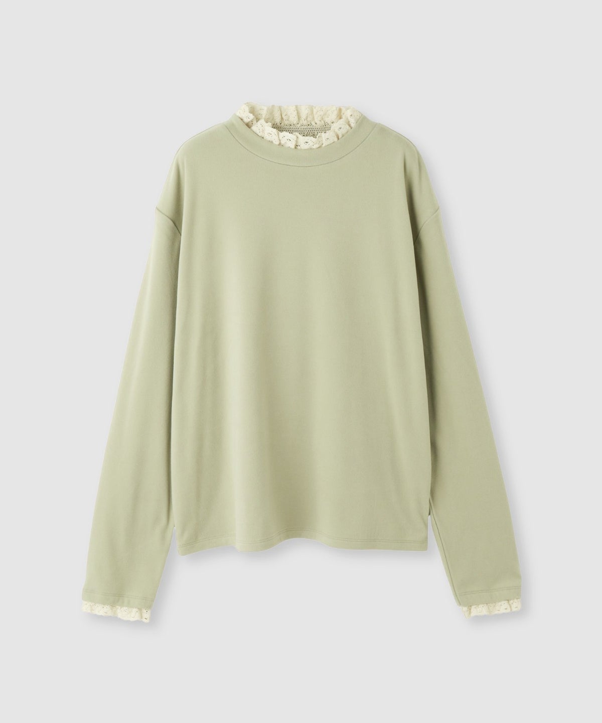 NAVY MAC HEAT レースハイネックプルオーバー レディース メール便 対応商品