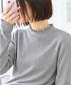 Free Nature 襟レース ラメテレコプルオーバー レディース メール便 対応商品商品サムネイル-1