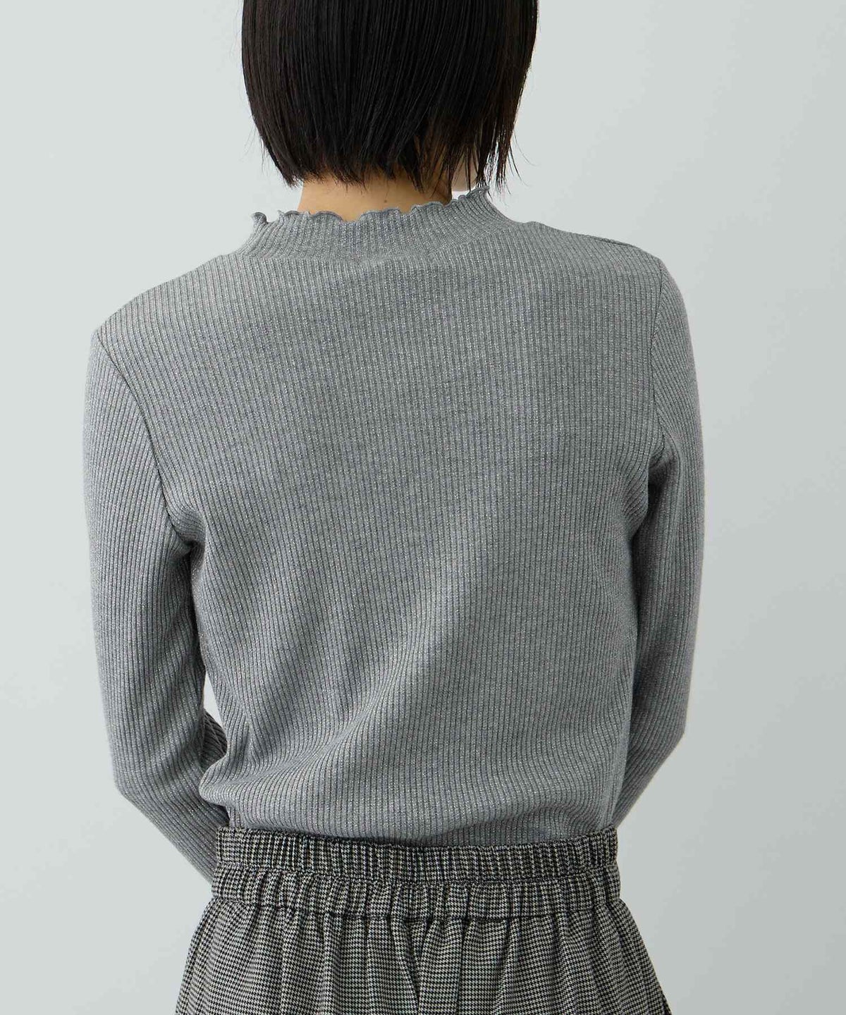 Free Nature 襟レース ラメテレコプルオーバー レディース メール便 対応商品