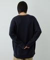 Free Nature  ロゴジャガードVネックニットプルオーバー レディース商品サムネイル-9