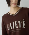 Free Nature ロゴジャガードVネックニットプルオーバー レディース商品サムネイル-22