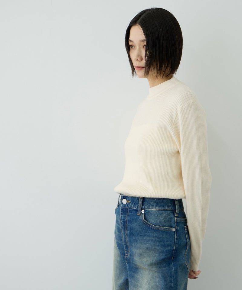 Free Nature リブハイネックプルオーバー レディース商品画像-5