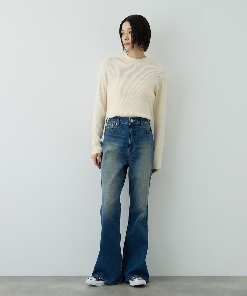 Free Nature  リブハイネックプルオーバー レディース商品画像-10
