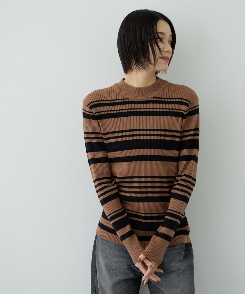 Free Nature  リブハイネックプルオーバー レディース商品画像-18