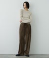 Free Nature ラメリブ袖ボタンハイネックニットプルオーバー レディース商品サムネイル-14