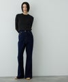 Free Nature ラメリブ袖ボタンハイネックニットプルオーバー レディース商品サムネイル-20
