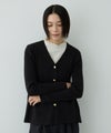 Free Nature ペプラムVネックカーディガン レディース商品サムネイル-3