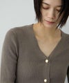 Free Nature ペプラムVネックカーディガン レディース商品サムネイル-7
