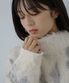 Free Nature  起毛フラワージャガードモックネックニット レディース商品サムネイル-7