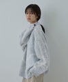 Free Nature 起毛ウェーブラインジャガードモックネックニット レディース商品サムネイル-7