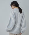 Free Nature  起毛ウェーブラインジャガードモックネックニット レディース商品サムネイル-7