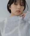 Free Nature 起毛ウェーブラインジャガードモックネックニット レディース商品サムネイル-8