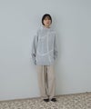 Free Nature  起毛ウェーブラインジャガードモックネックニット レディース商品サムネイル-10