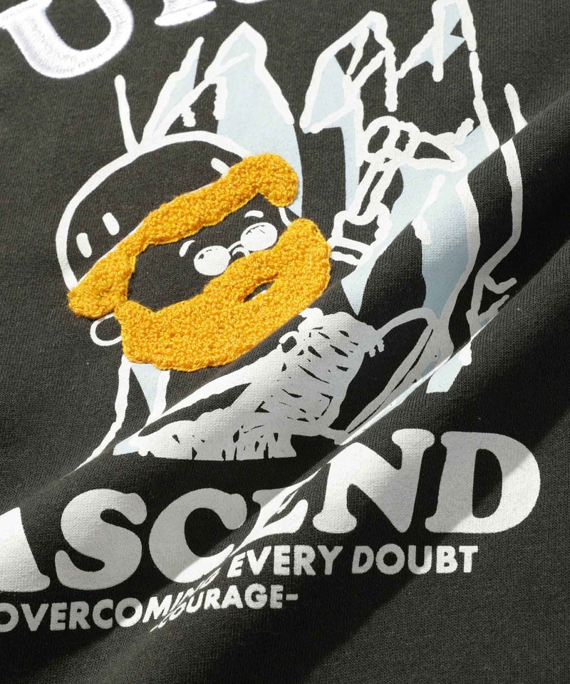 OZZY サガラ刺しゅう 裏起毛スウェット メンズ商品画像-8