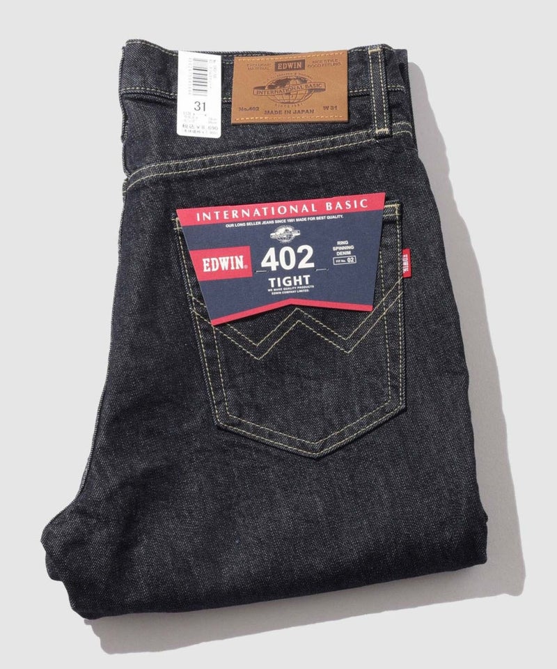 EDWIN  インターナショナルベーシック 402 デニムパンツ ジーンズ すっきりストレート メンズ商品画像-1