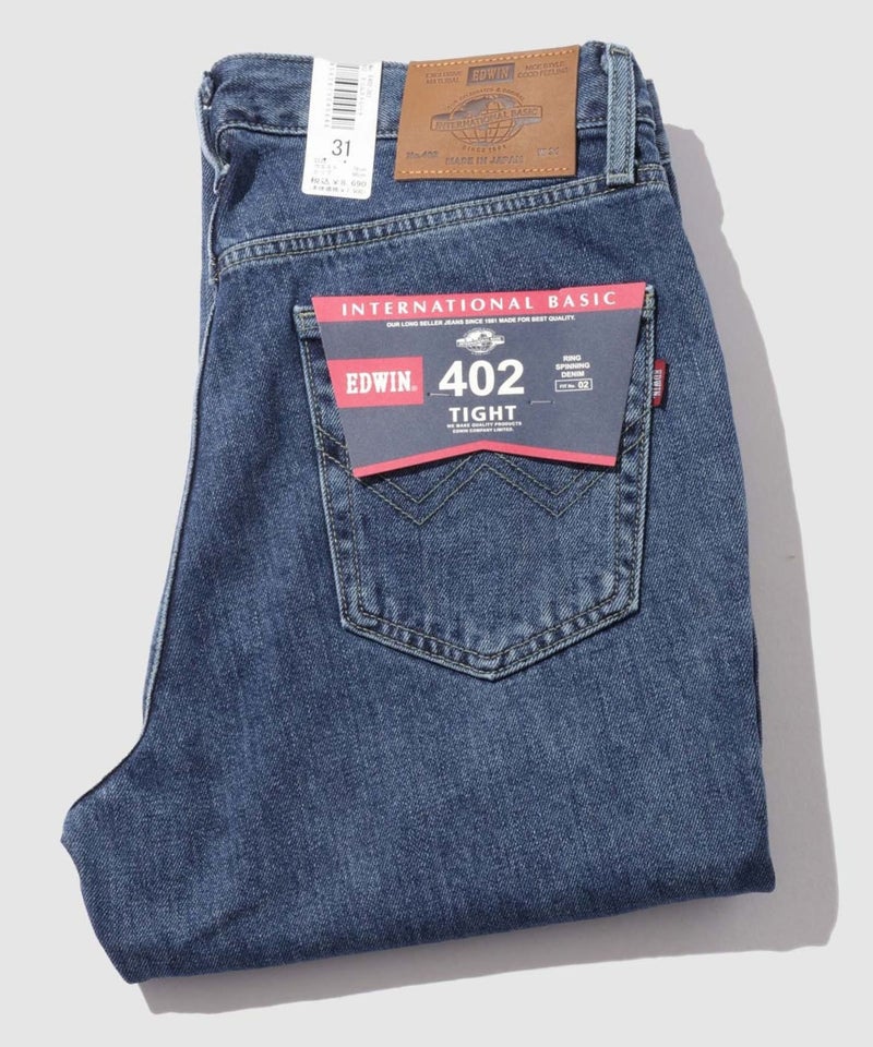 EDWIN  インターナショナルベーシック 402 デニムパンツ ジーンズ すっきりストレート メンズ商品画像-1