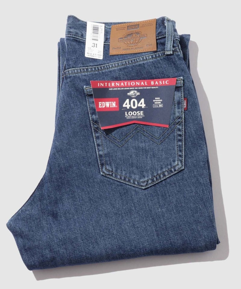 EDWIN  インターナショナルベーシック 404 デニムパンツ ジーンズ ゆったりストレート メンズ商品画像-1