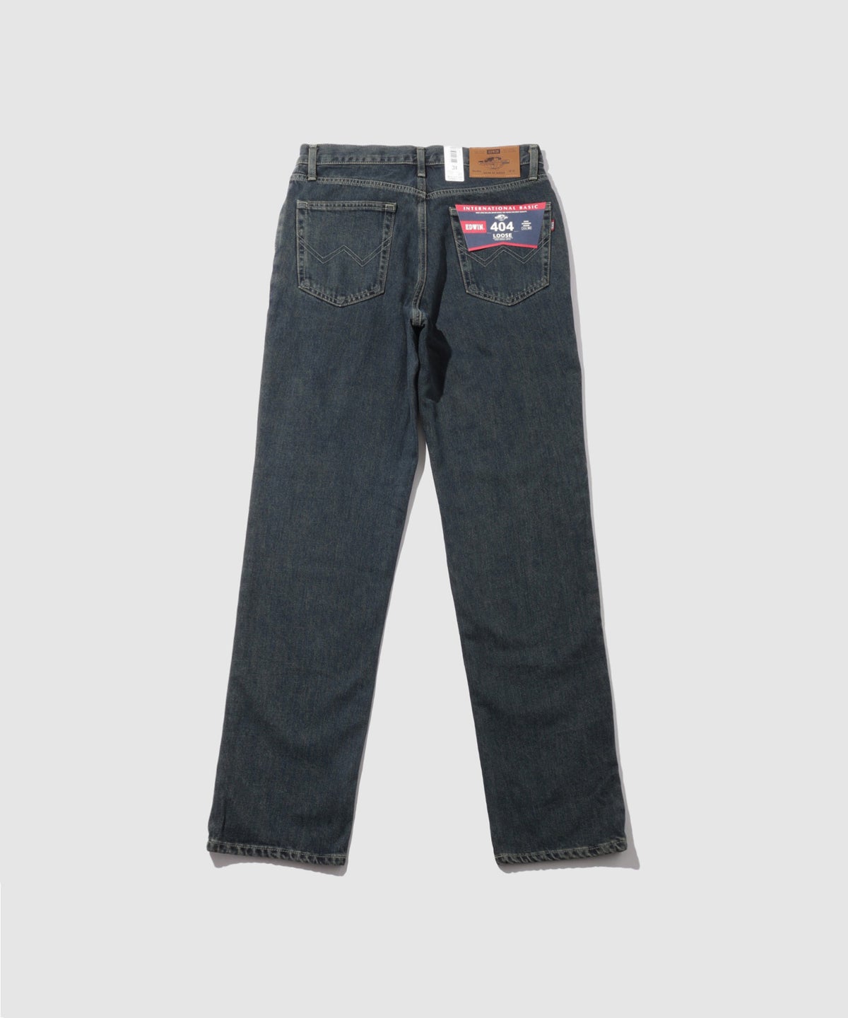 EDWIN インターナショナルベーシック 404 デニムパンツ ジーンズ ゆったりストレート メンズ