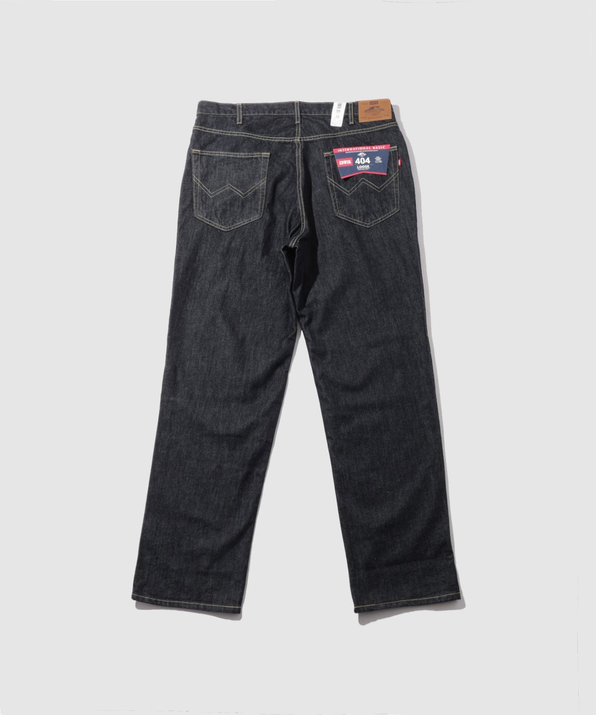 [大きいサイズ] EDWIN インターナショナルベーシック 404 デニムパンツ ジーンズ ゆったりストレート キングサイズ メンズ