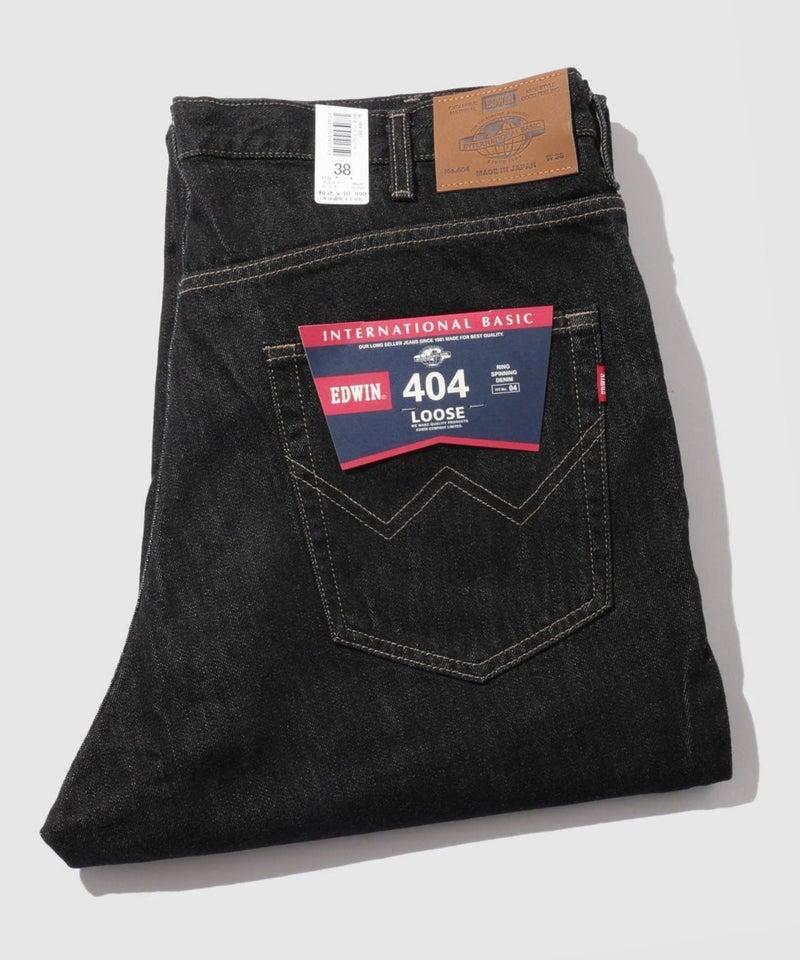 [大きいサイズ] EDWIN インターナショナルベーシック 404 デニムパンツ ジーンズ ゆったりストレート キングサイズ メンズ商品画像-1