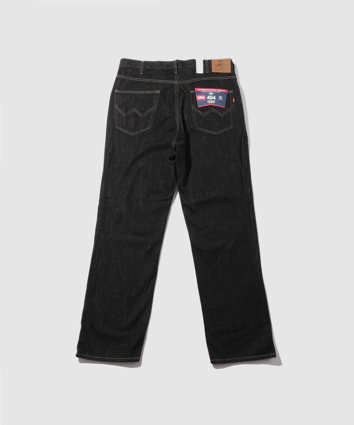 [大きいサイズ] EDWIN インターナショナルベーシック 404 デニムパンツ ジーンズ ゆったりストレート キングサイズ メンズ