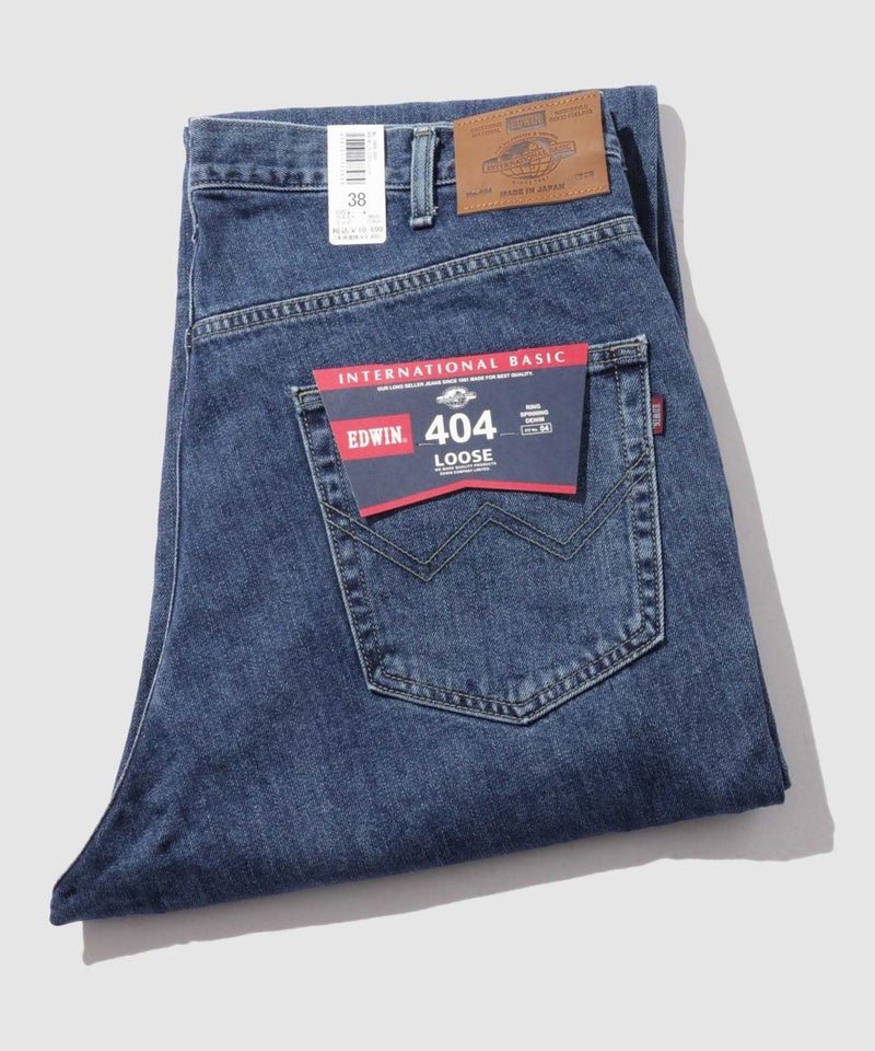 [大きいサイズ] EDWIN インターナショナルベーシック 404 デニムパンツ ジーンズ ゆったりストレート キングサイズ メンズ商品画像-1