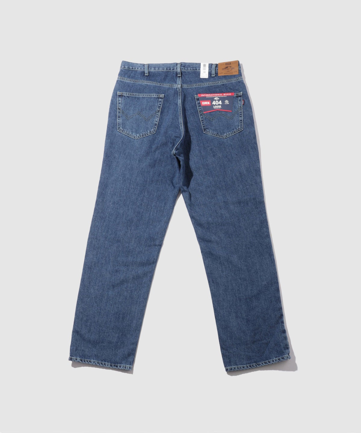 [大きいサイズ] EDWIN インターナショナルベーシック 404 デニムパンツ ジーンズ ゆったりストレート キングサイズ メンズ