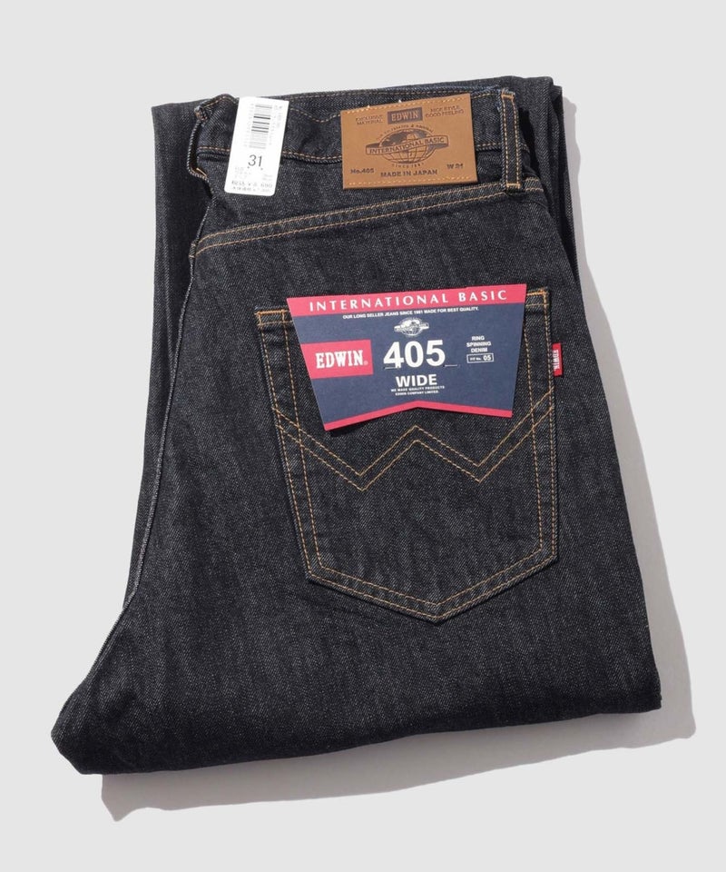 EDWIN インターナショナルベーシック 405 デニムパンツ ジーンズ ワイド メンズ商品画像-1