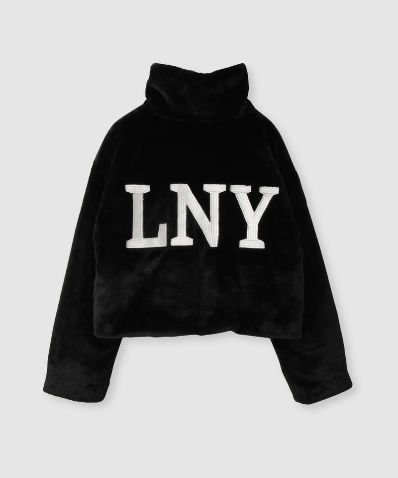 【先行予約10%OFFクーポン対象｜10/23より順次発送】Little New York ボリュームファーアウター バック刺しゅう レディース商品画像-3