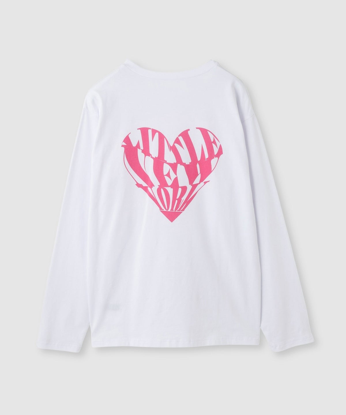 Little New York ハートロゴ バックプリント長袖Tシャツ レディース メール便 対応商品
