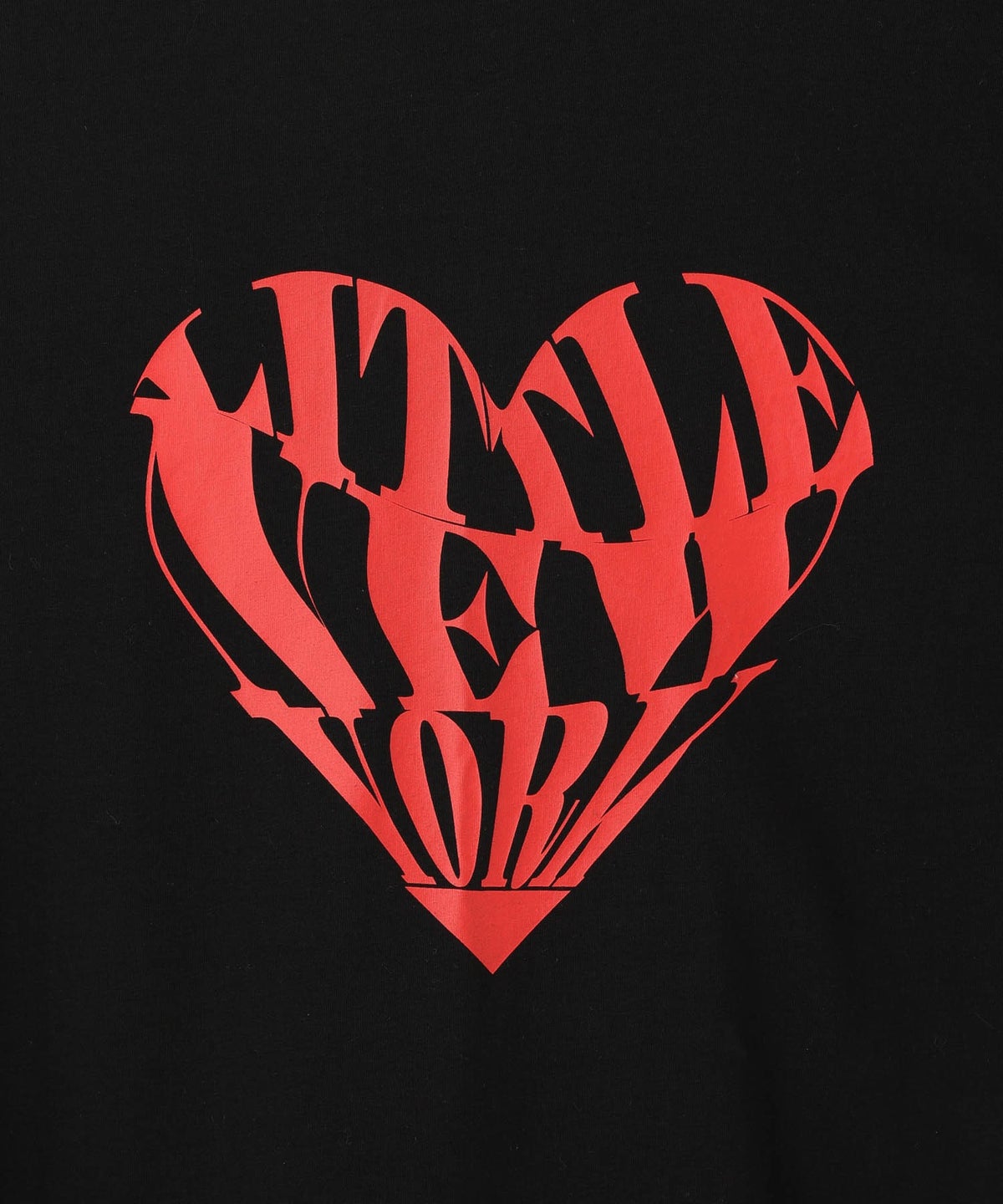 Little New York ハートロゴ バックプリント長袖Tシャツ レディース メール便 対応商品