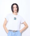 【先行予約10%OFFクーポン対象|10/23より順次発送】Little New York フロントロゴ クロップドTシャツ レディース メール便 対応商品商品サムネイル-3