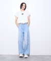 【先行予約10%OFFクーポン対象|10/23より順次発送】Little New York フロントロゴ クロップドTシャツ レディース メール便 対応商品商品サムネイル-8