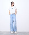 【先行予約10%OFFクーポン対象|10/23より順次発送】Little New York フロントロゴ クロップドTシャツ レディース メール便 対応商品商品サムネイル-9