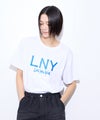 【先行予約10%OFFクーポン対象|10/23より順次発送】Little New York グリッターロゴプリントTシャツ レディース メール便 対応商品商品サムネイル-1