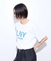 【先行予約10%OFFクーポン対象|10/23より順次発送】Little New York グリッターロゴプリントTシャツ レディース メール便 対応商品商品サムネイル-3