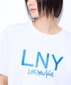 【先行予約10%OFFクーポン対象|10/23より順次発送】Little New York グリッターロゴプリントTシャツ レディース メール便 対応商品商品サムネイル-6