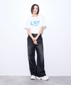 【先行予約10%OFFクーポン対象|10/23より順次発送】Little New York グリッターロゴプリントTシャツ レディース メール便 対応商品商品サムネイル-7