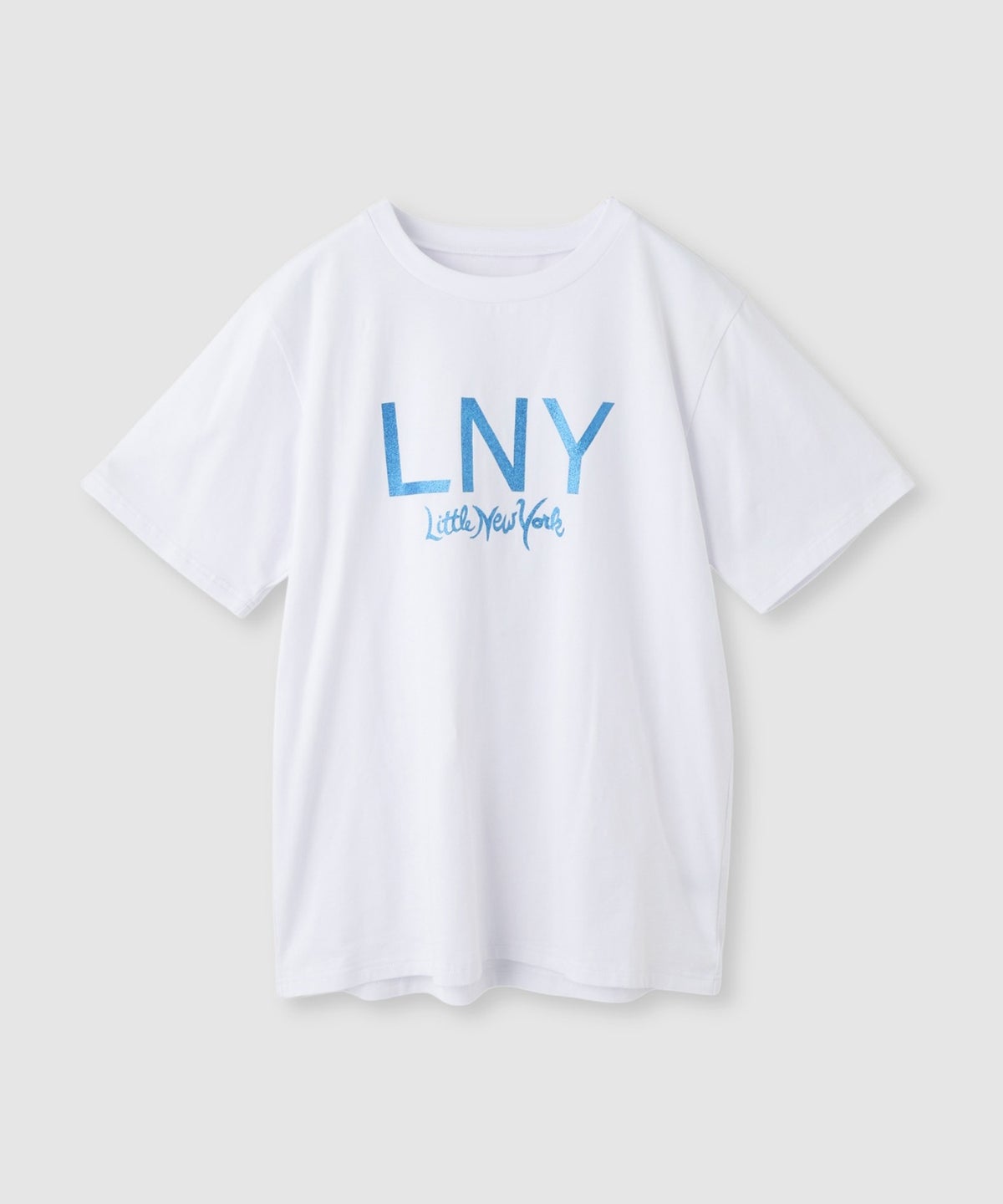 Little New York グリッターロゴプリントTシャツ レディース メール便 対応商品