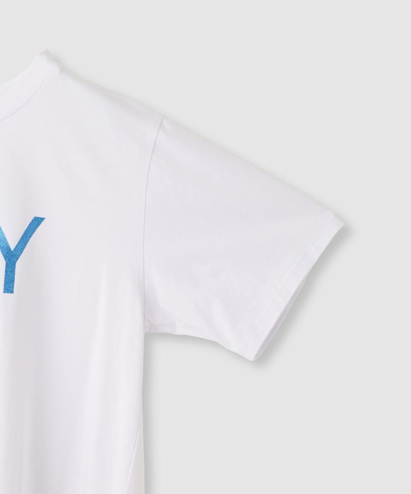 【先行予約10%OFFクーポン対象｜10/23より順次発送】Little New York グリッターロゴプリントTシャツ レディース メール便 対応商品商品画像-15