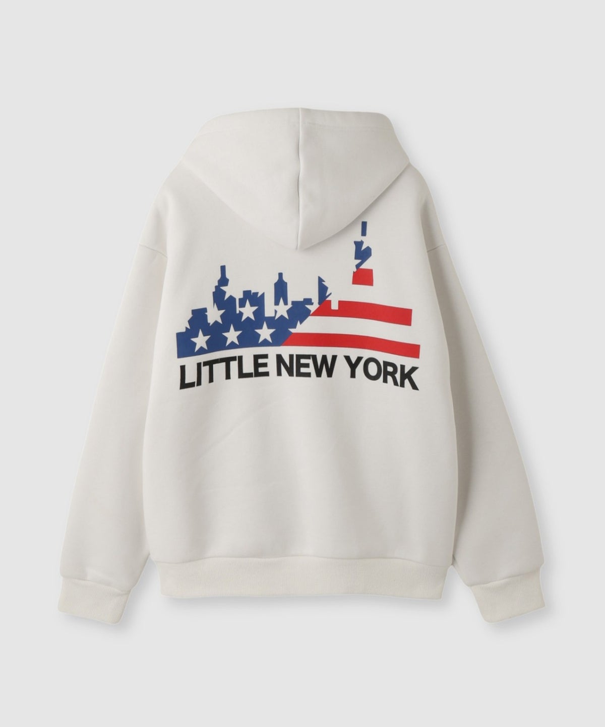 Little New York もこもこボアジップパーカー レディース
