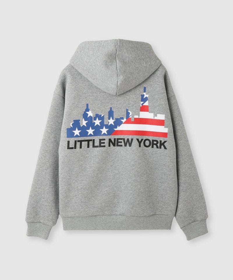 【先行予約10%OFFクーポン対象｜10/23より順次発送】Little New York もこもこボアジップパーカー レディース商品画像-3