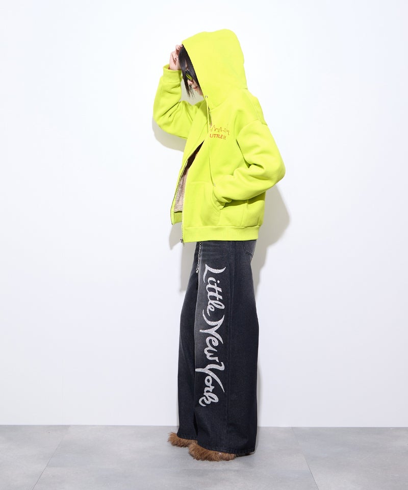 【先行予約10%OFFクーポン対象｜10/23より順次発送】Little New York もこもこボアジップパーカー レディース商品画像-14