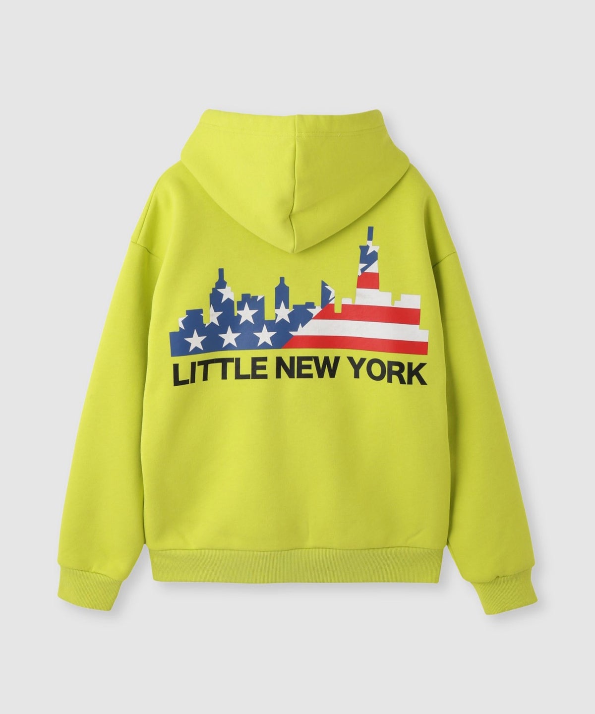 Little New York もこもこボアジップパーカー レディース