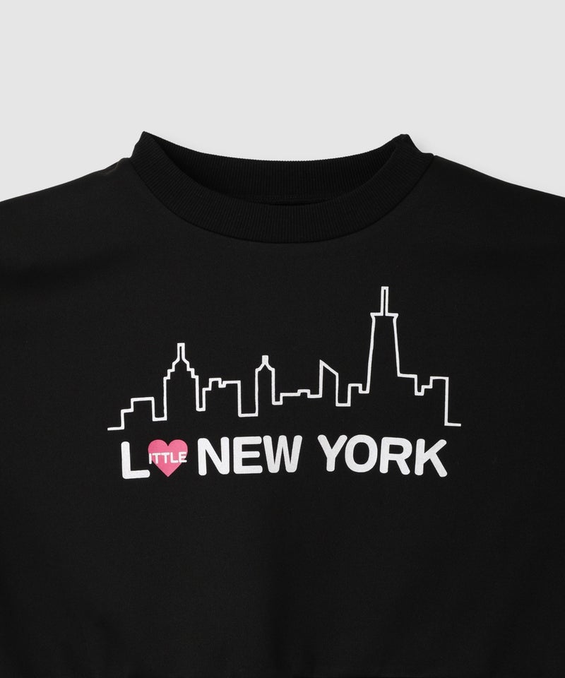【先行予約10%OFFクーポン対象｜10/23より順次発送】Little New York ショート丈ロゴトレーナー レディース商品画像-15