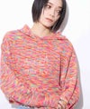 Little New York  ニュアンスカラー刺しゅうニットパーカー レディース商品サムネイル-6
