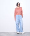 Little New York ニュアンスカラー刺しゅうニットパーカー レディース商品サムネイル-8