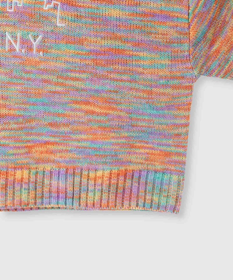 Little New York ニュアンスカラー刺しゅうニットパーカー レディース商品画像-13