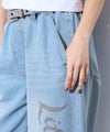 【先行予約10%OFFクーポン対象|10/23より順次発送】Little New York ラメロゴワイドパンツ レディース商品サムネイル-5