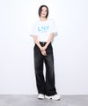 【先行予約10%OFFクーポン対象|10/23より順次発送】Little New York バックプリントデニムワイドパンツ レディース商品サムネイル-8